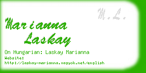 marianna laskay business card